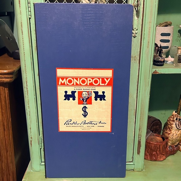 Vintage 1946 Monopoly Game Complete Wooden Pieces Board - Picture 2 of 10